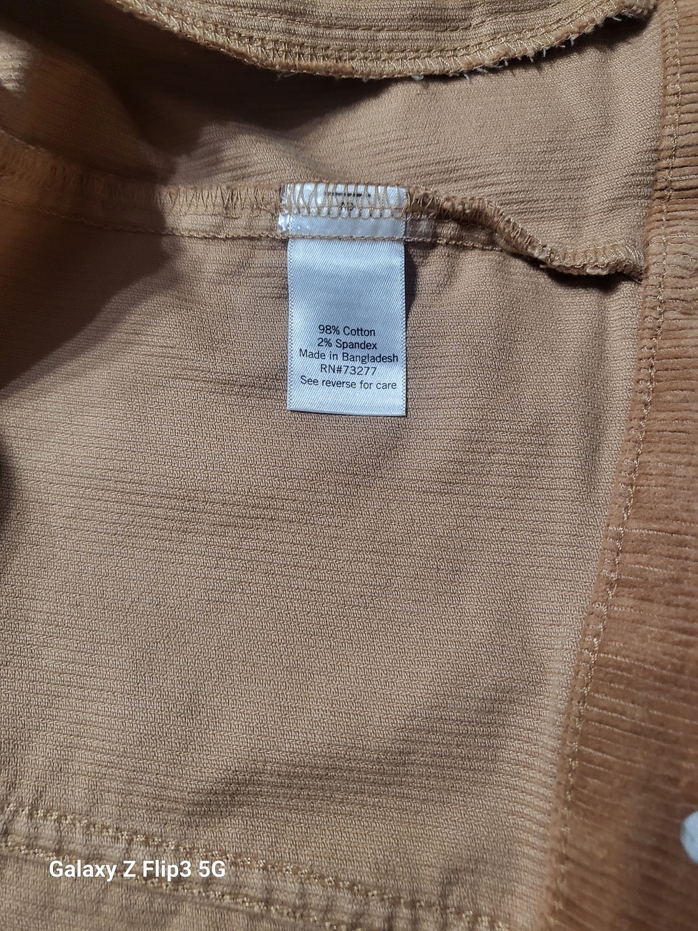 Sonoma Goods For Life Women's Corduroy Jacket - Tan Brown (Small)​ - Picture 8 of 9